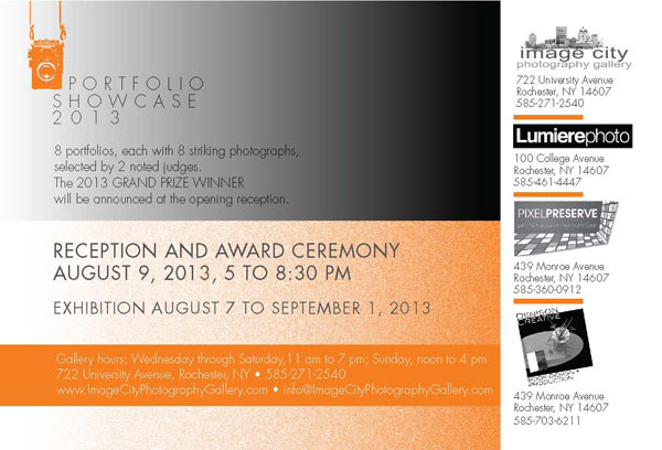 Portfolio Showcase 2013 Postcard Back