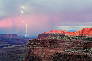 Sunset Thunderstorm by Carl Crumley