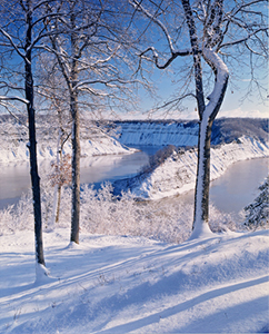 Winter at the Hogback by Gary Thompson