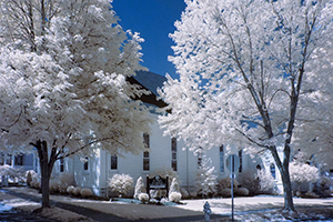 St. Paul's Church in Infrared by Carl Crumley