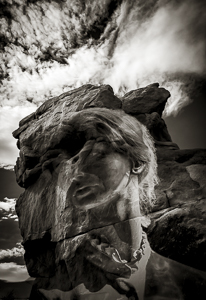 Mountain Woman, Santa Fe by Steve Levinson