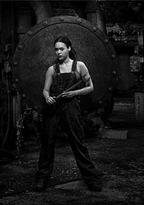 Steam Boiler Worker by Pat Luke