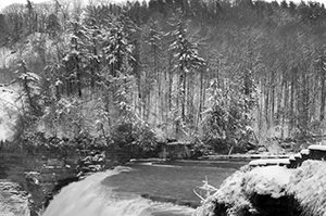 Letchworth in Winter by Luann Pero