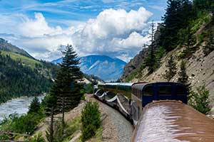 Rocky Mountaineer Train by John Ejaife