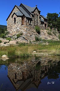 Chapel on the Rock Reflections by Brian Talbot