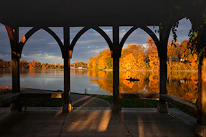 Seneca Falls Sunset by Cindy El-Gaaly