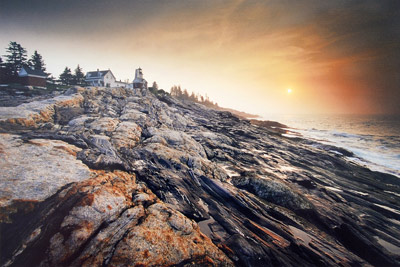 Sunrise at Pemaquid Point II by Gary Thompson