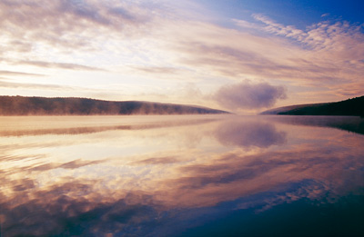 Cloud over Hemlock Lake by Gary Thompson